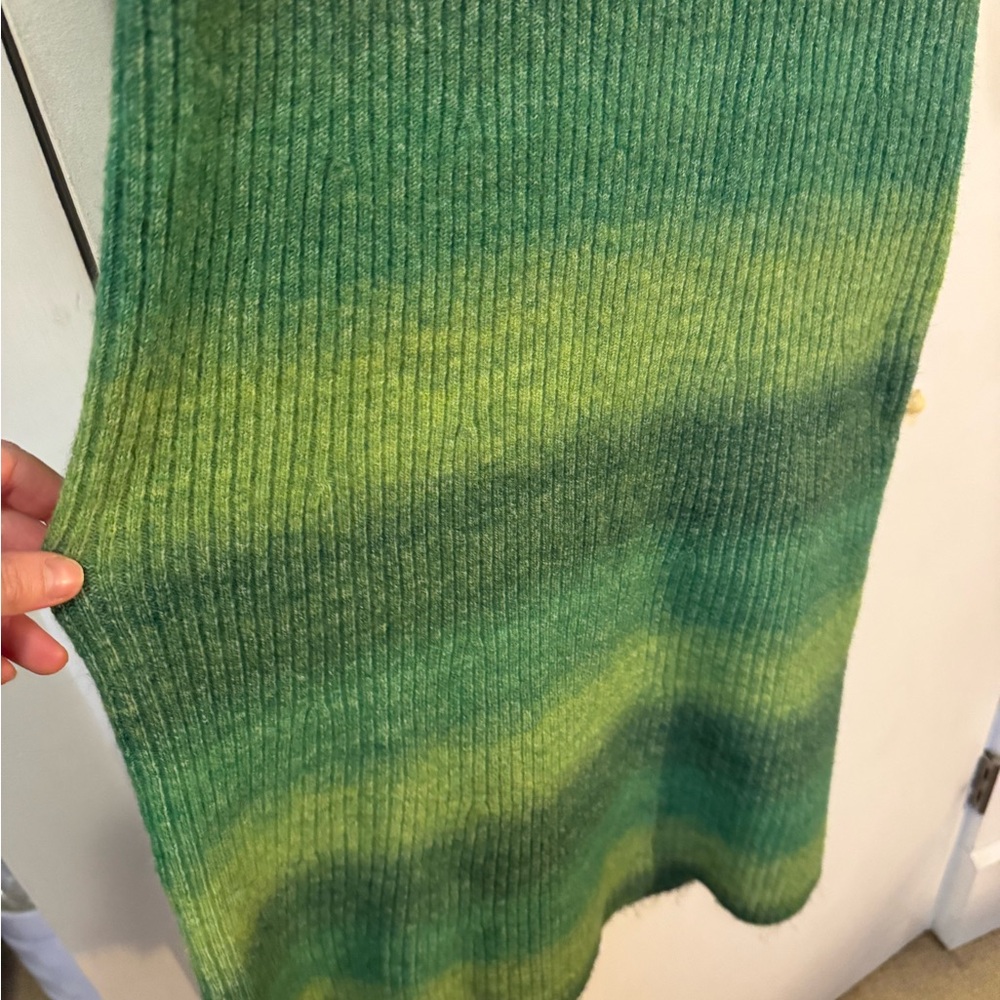 Simon Miller Gummy Green Multi Axon Ombre Sweater Dress - Picture 6 of 8